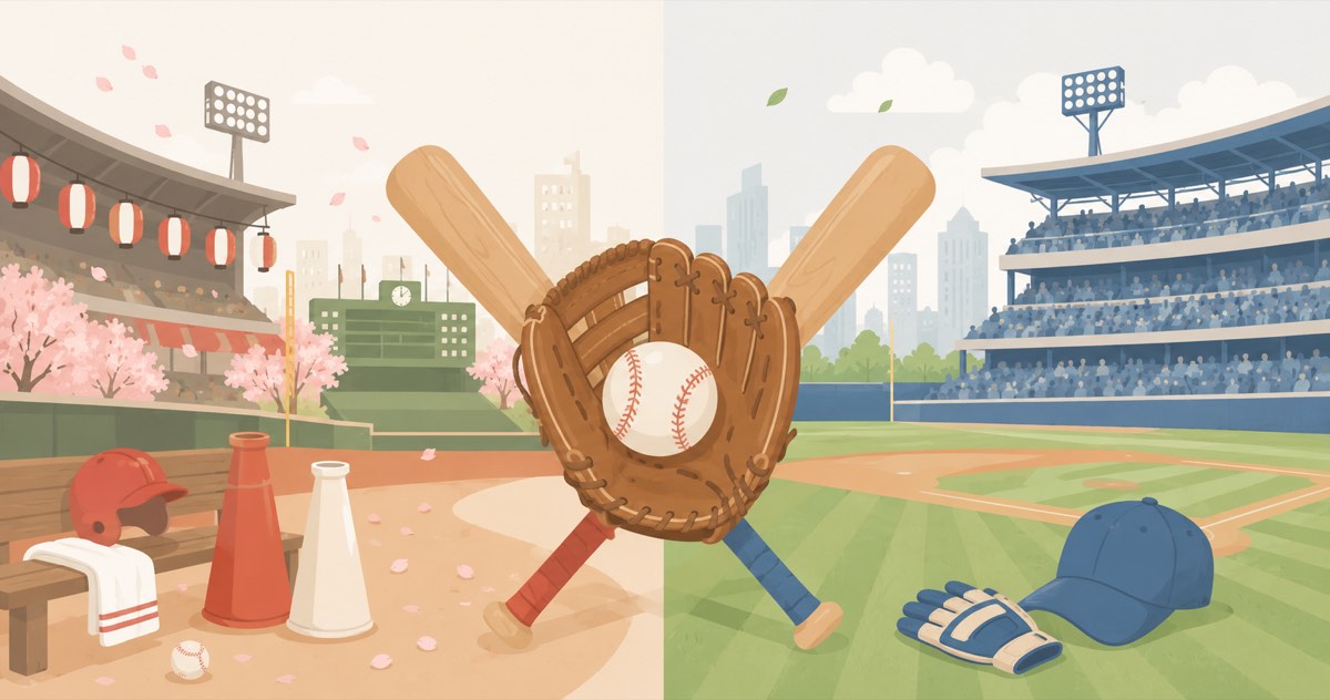 日本プロ野球とメジャーリーグ、ここが違う!5 つの視点